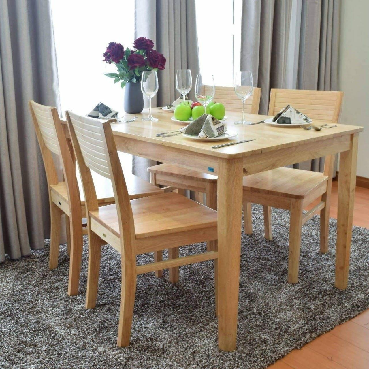 Bộ bàn ăn 4 ghế Cherry