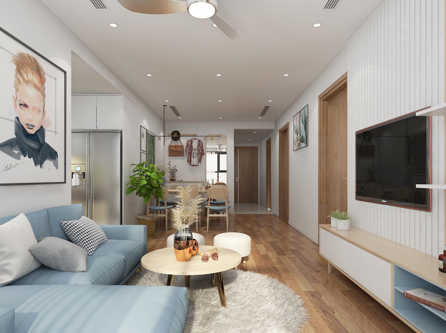 Căn hộ A1707 chung cư the Legend- 109 Nguyễn Tuân