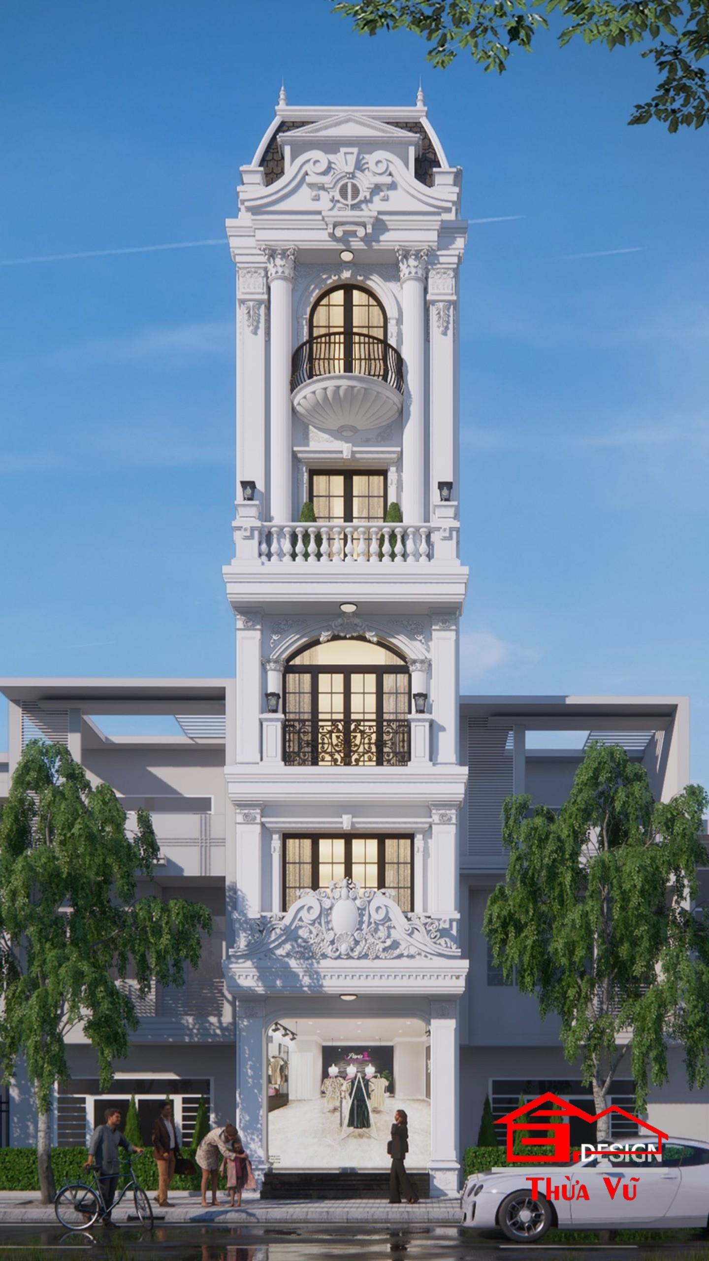 Nhà phố tân cổ điển Như Quỳnh